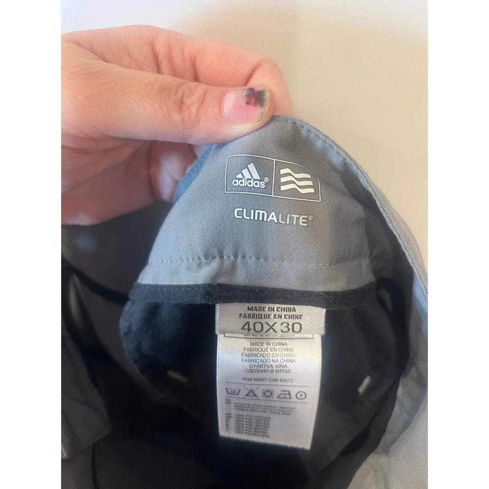 Adidas Mens Golf Pants Climalite Performance Gray 40x30